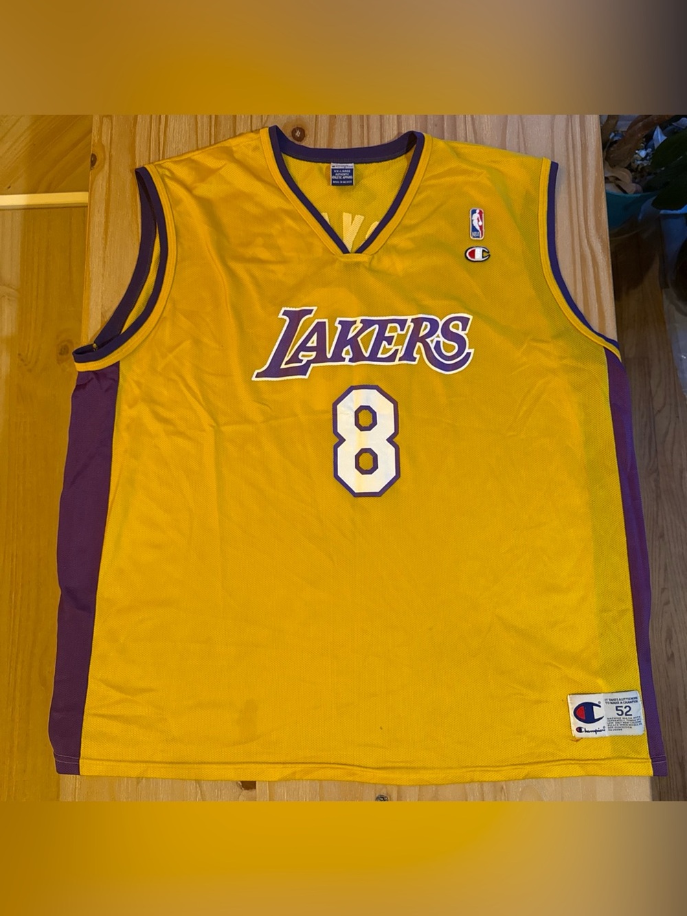 Vintage Reebok Los Angeles Lakers Kobe Bryant #8 NBA Jersey Men 2XL